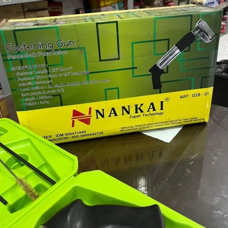 NANKAI - FASTENINGGUN - RAMSET GUN - PENEMBAK PAKU BETON / RAMSET