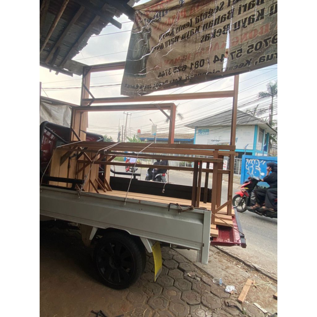 kusen pintu meranti oven