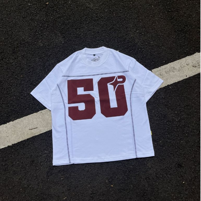 WP - Tshirt Heavyweight  Boxy Fit 16s Fifty Kaos Unisex Cotton Combed 16s /KAOS KATUN/Combed