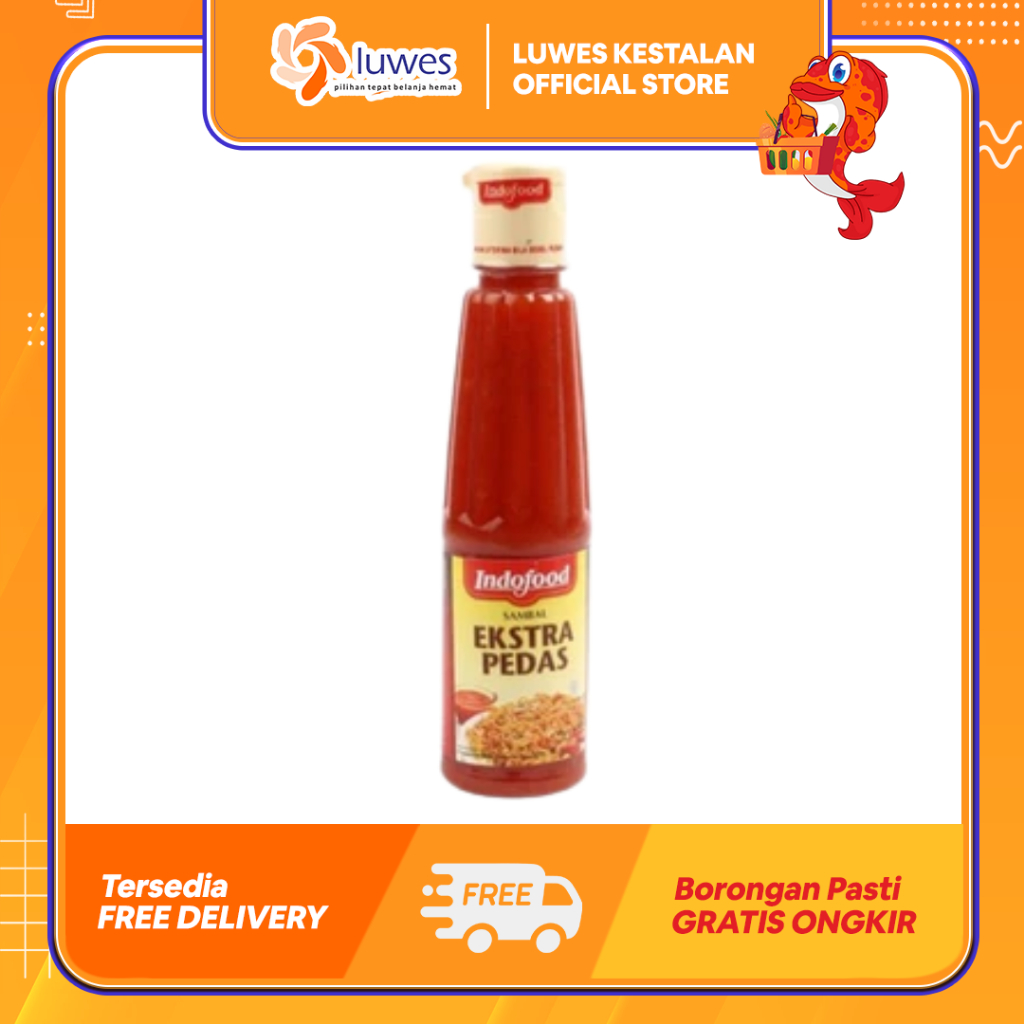 

Indofood Saos Sambal 135ml Tomat / Pedas / Extra Pedas Cocok Untuk Berbagai Macam Makanan & Rasa Pedas Yang Pas