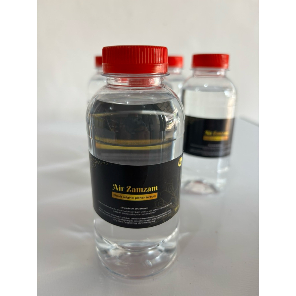 

Air ZamZam Asli kemasan 1000 ml dan 200 ml
