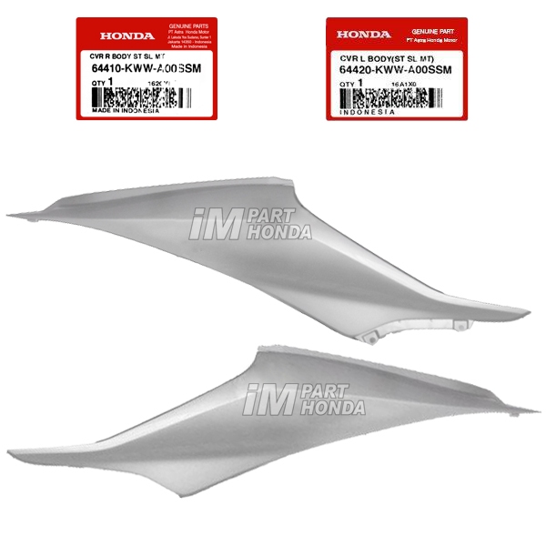 64410-KWW-A00SSM 64420-KWW-A00SSM Cover Body Kiri Revo 110 2009 - 2010 Silver