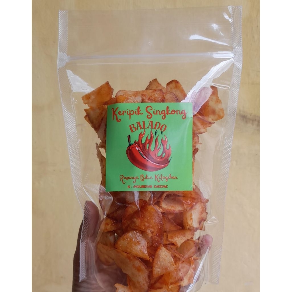 

KERIPIK SINGKONG BALADO