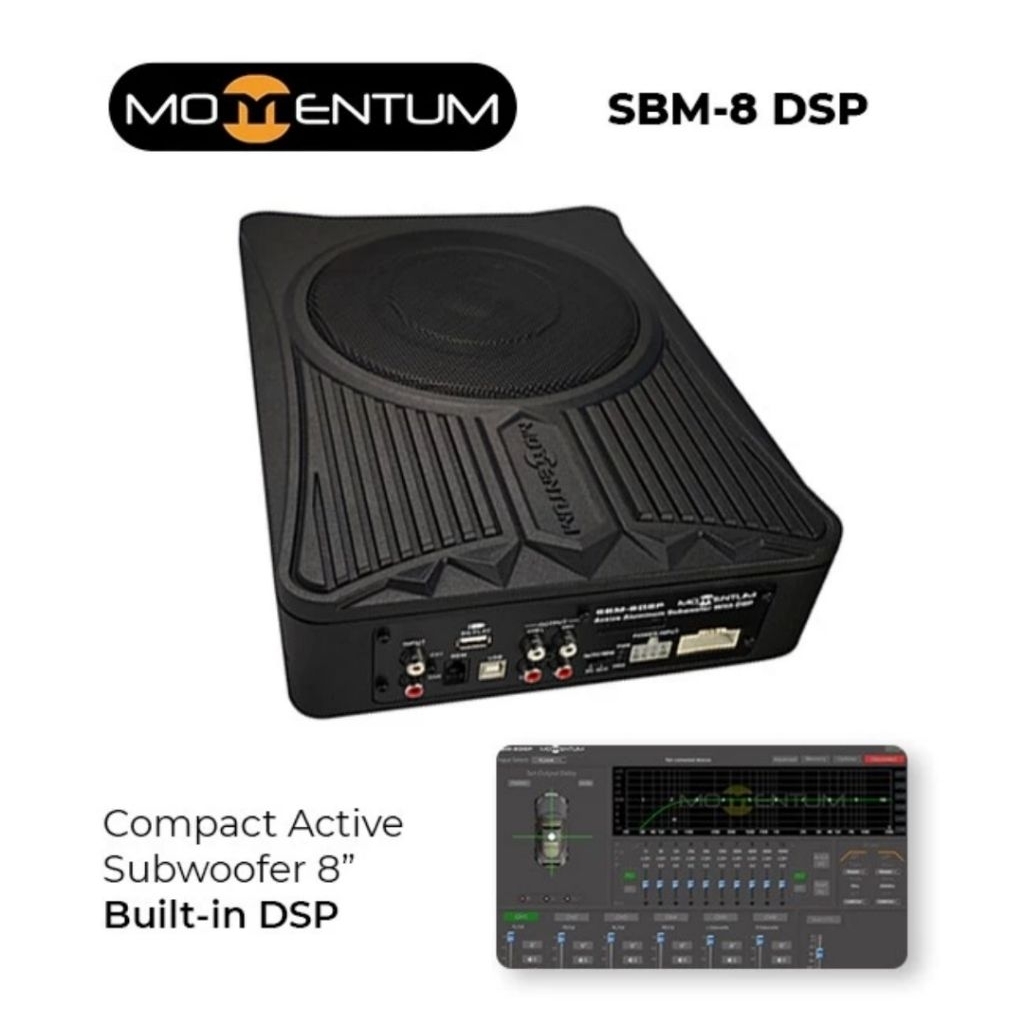 subwoofer kolong momentum 8DSP