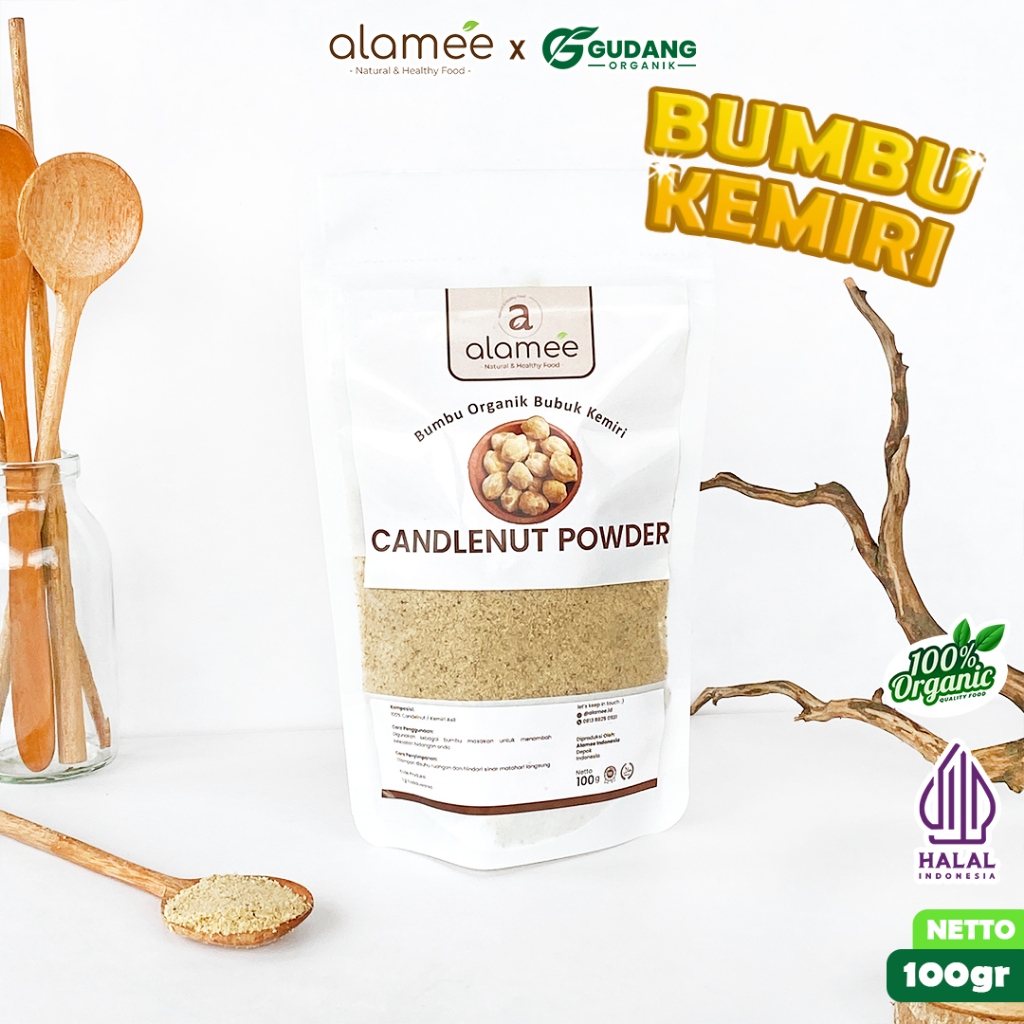 

alamee bumbu organik kemiri 100 gram rempah hangat dari petani lokal pilihan sehat tanpa pengawet