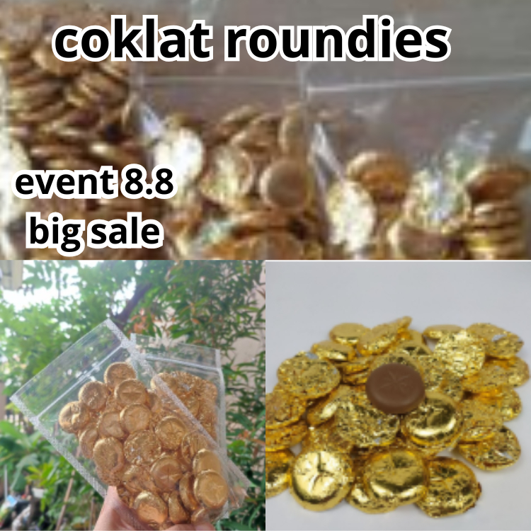 

coklat golden roundies koin berbagai kemasan