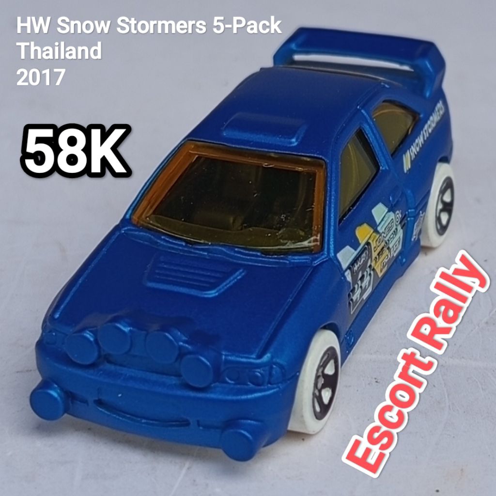 Hot Wheels Snow Stormers 5 Pack Escort Rally