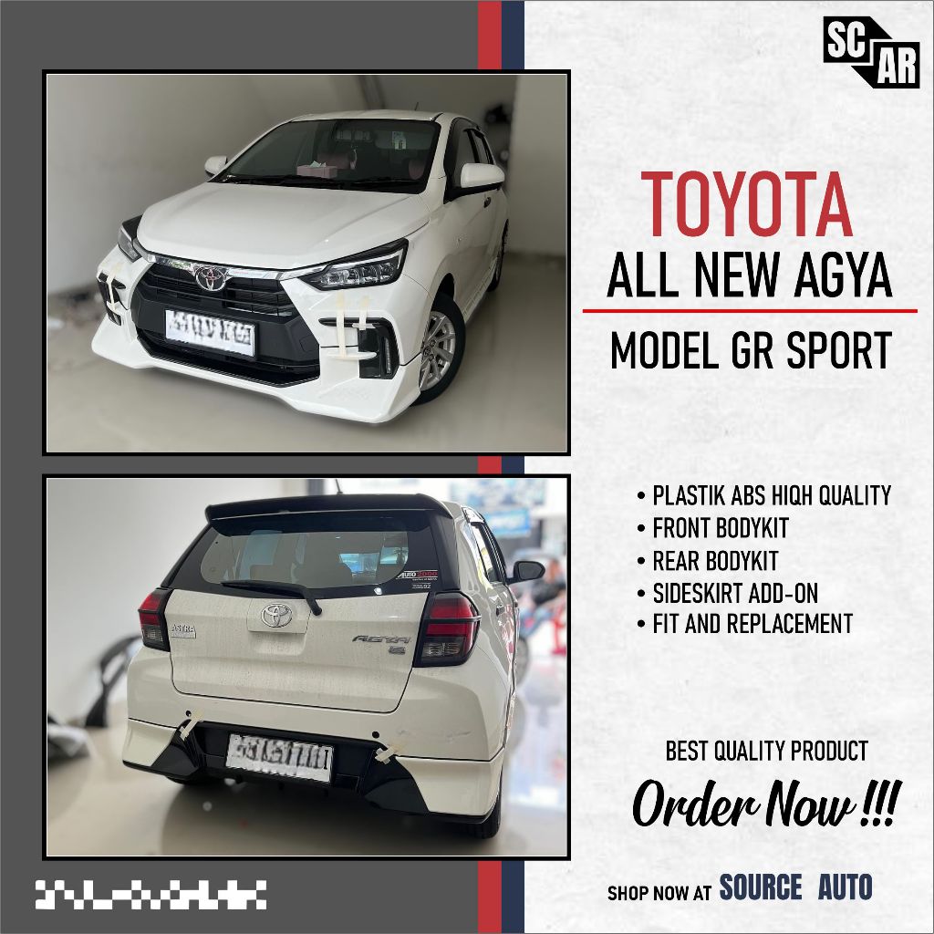 BODYKIT ALL NEW AGYA 2023 GR SPORT MODEL