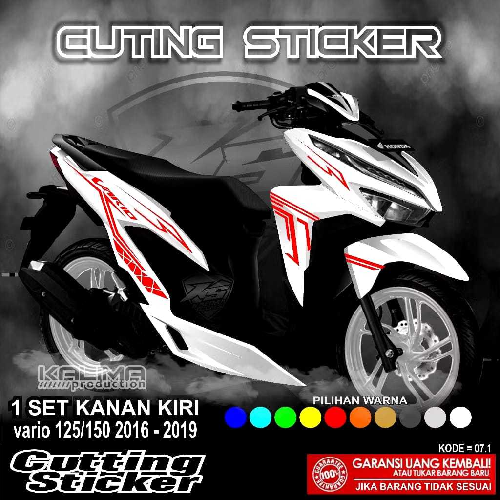 Cutting Sticker Motor Vario 125 / 150 2016 2017 2018 2019 (09)