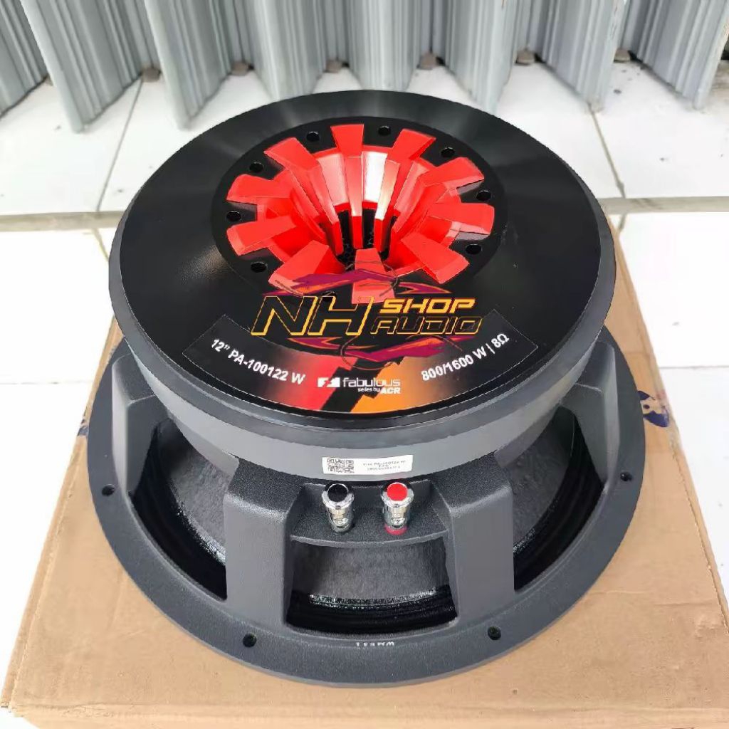 Speaker ACR FABULOUS 100122 12inchi Voice Coil 3,9in 800-1600Watt Speaker Acr 100122 12in Speaker Ac
