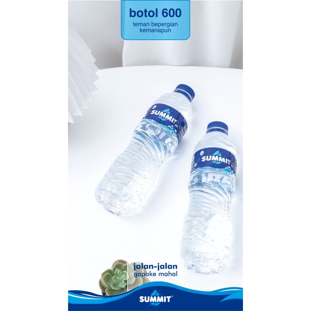 

air mineral botol 600 ml summit