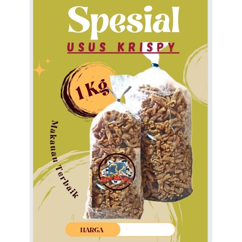 

Kripik Usus Ayam Original Krispy Super Renyah