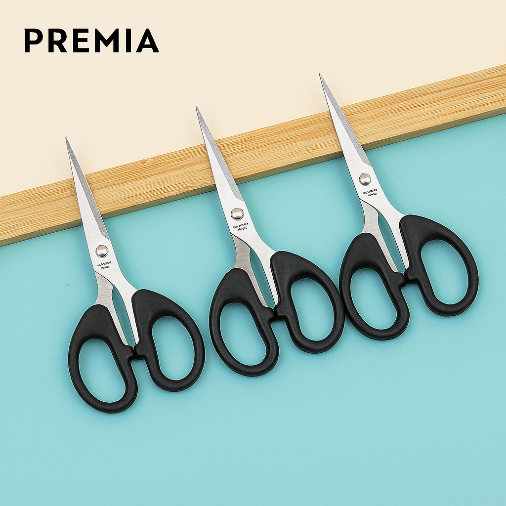 

GUNTING SEDANG STAINLESS STEEL / GUNTING KERTAS SERBAGUNA/GUNTING PRAKARYA / GUNTING SCISSORS MURAH