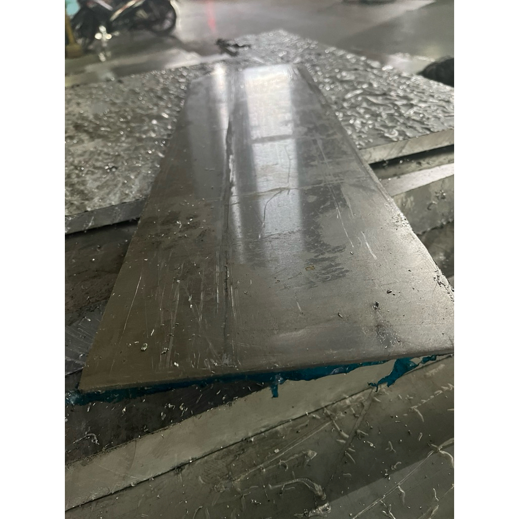 plat alumunium 3mm x 180mm x 600mm / plat alumunium
