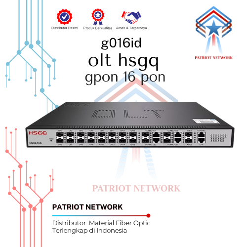 OLT GPON 16 PON HSGQ TYPE G016 10G AC/DC +SFP GPON 7dB, 8dB