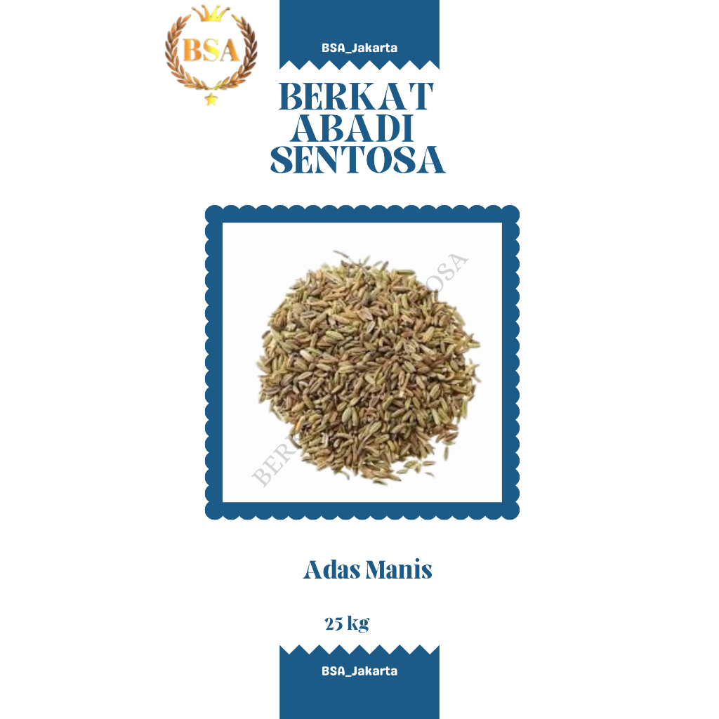 

Adas Manis (25 kg)