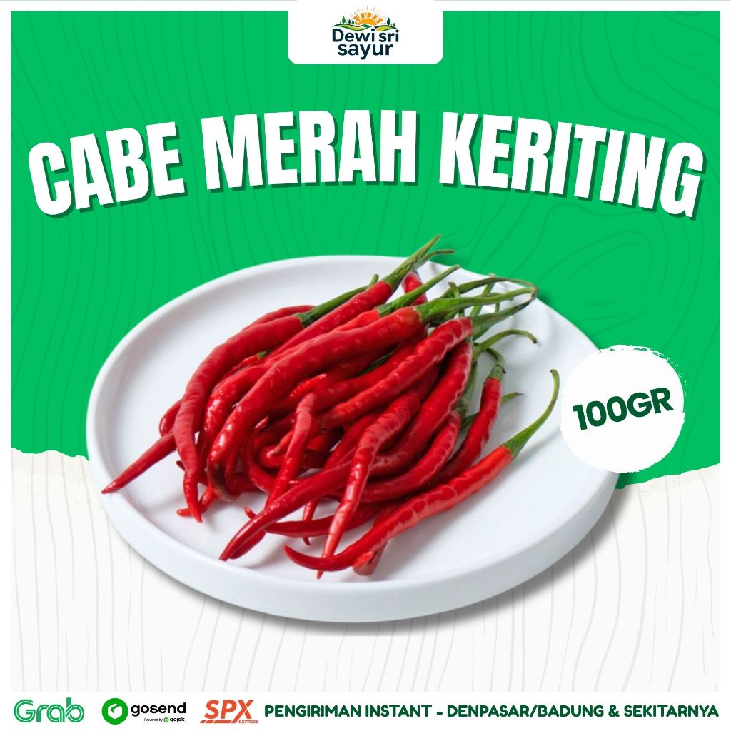 

Cabe Merah Keriting 100gr – Dewi Sri Sayur