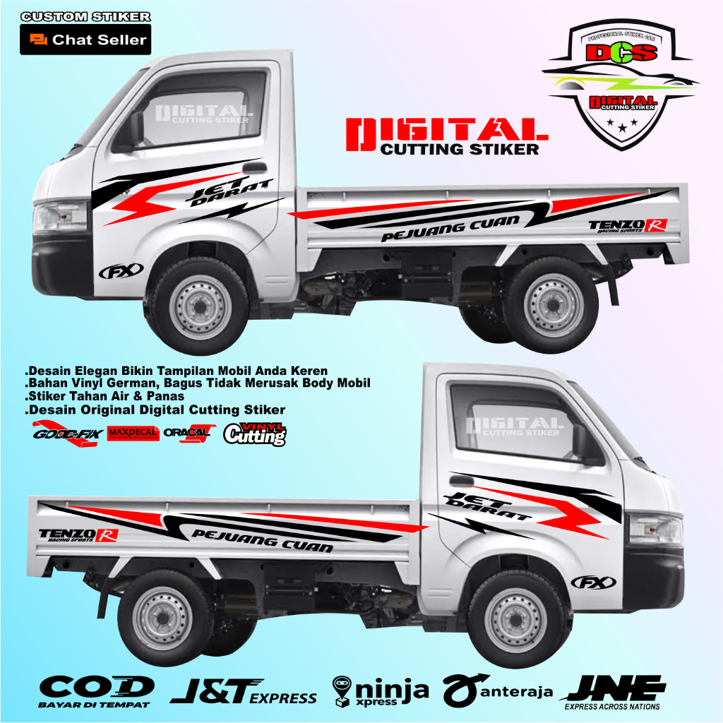 Stiker mobil pick up new carry sticker bodi mobil new carry stiker new carry stiker mobil pick up