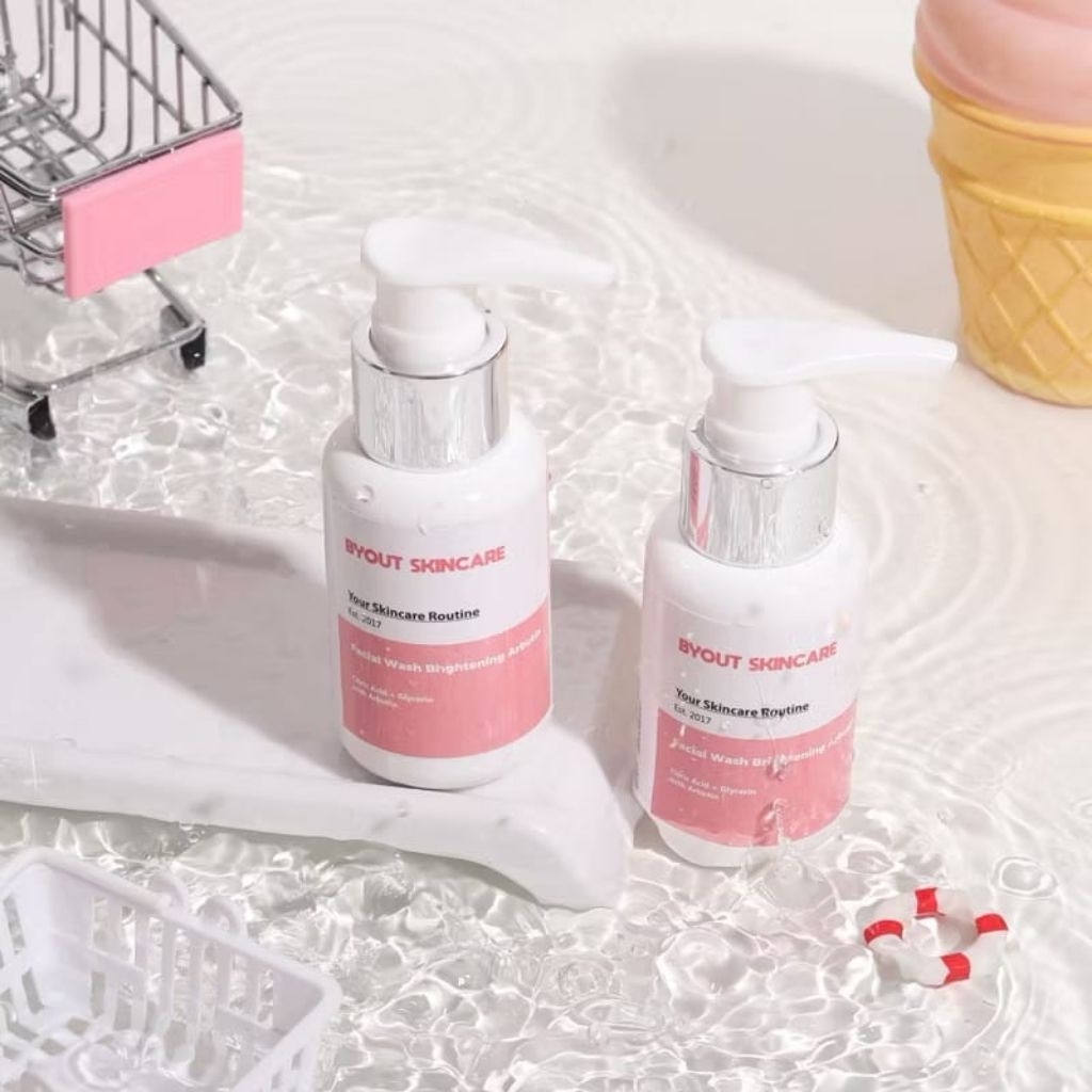 NEW!! FW WHITENING Premium sabun facial wash brightening scrub aha arbutin bpom krim farma dokter