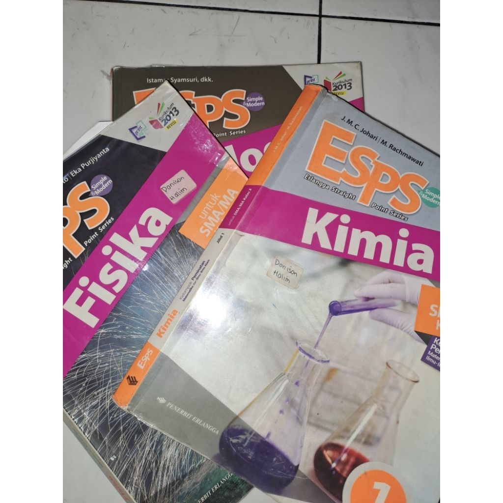 Esps Kimia Fisika Biologi untuk SMA kelas 10