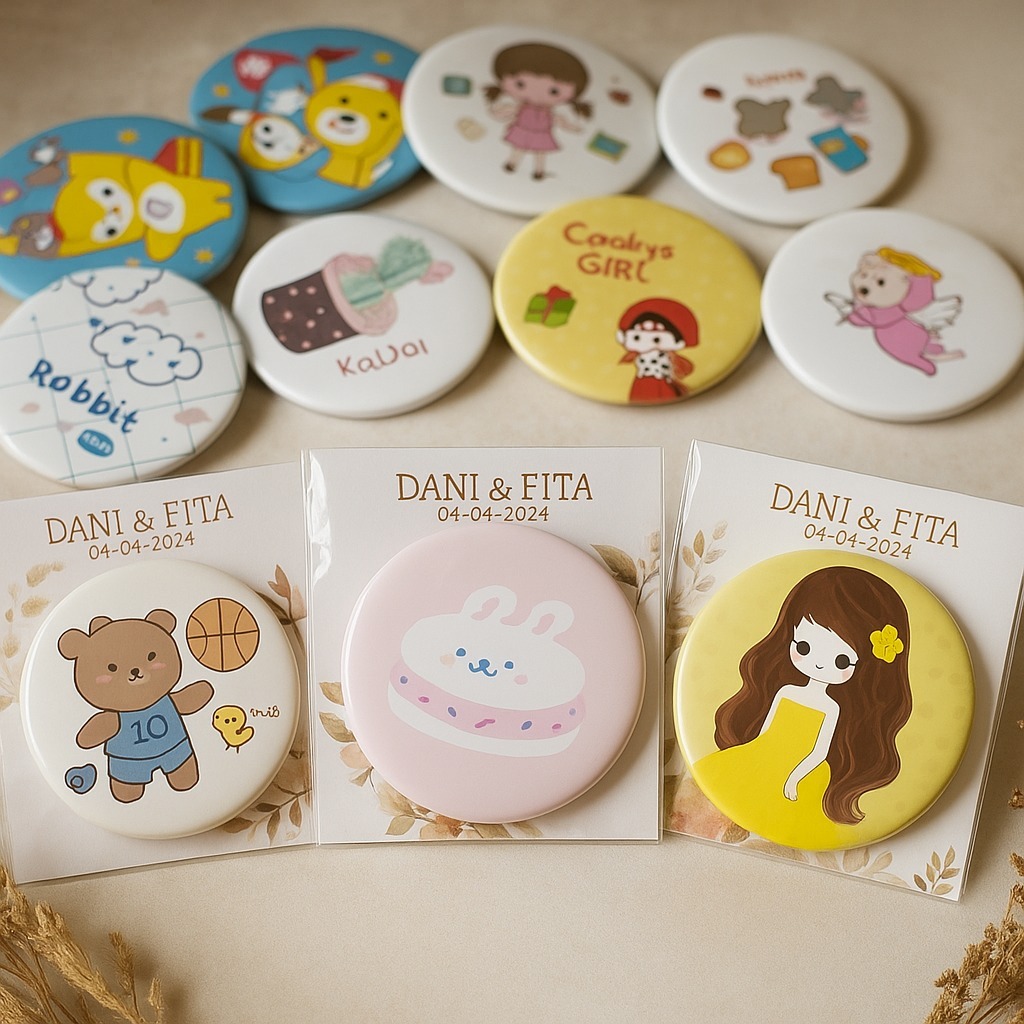 Souvenir Cermin Mini Pernikahan - MIrror Hand Souvenir Wedding