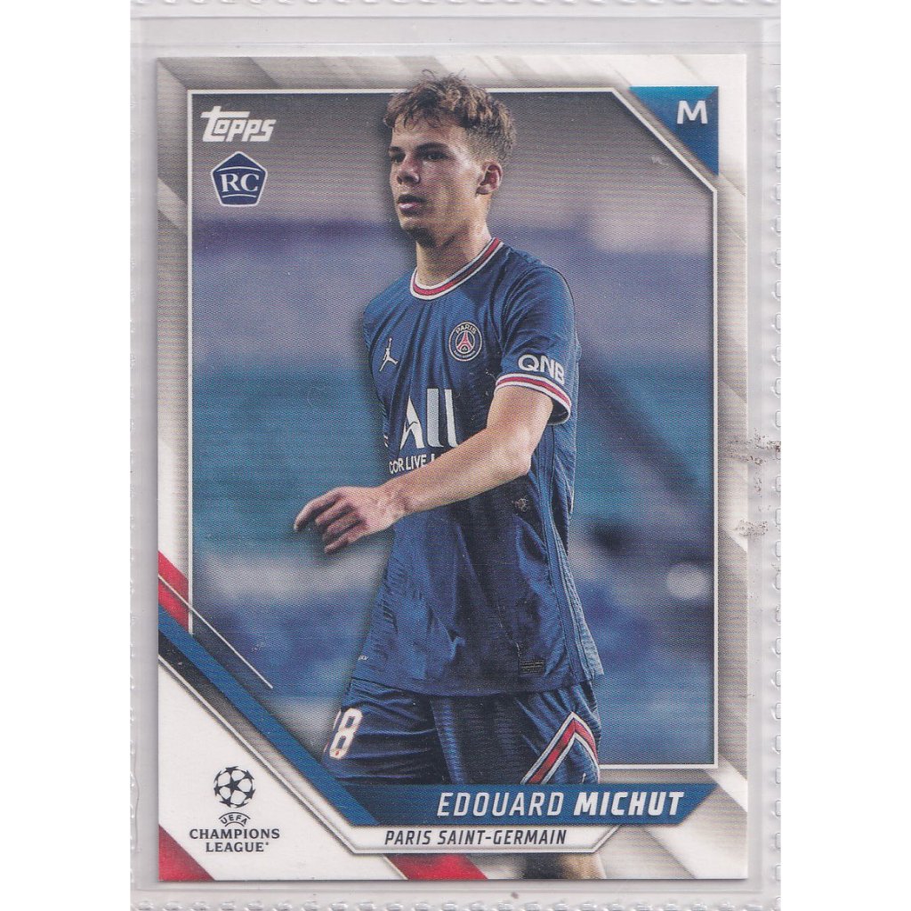 2021-22 Topps UCL Collection #189 Edouard Michut RC