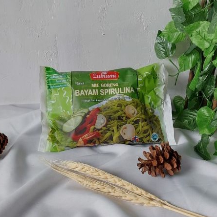 

ZUMAMI MIE SAYUR BAYAM SPIRULINA 80 GRAM SINGLE BUMBU GEPENG / MIE / BAYAM / SAYUR / MIE SEHAT / MIE SAYUR