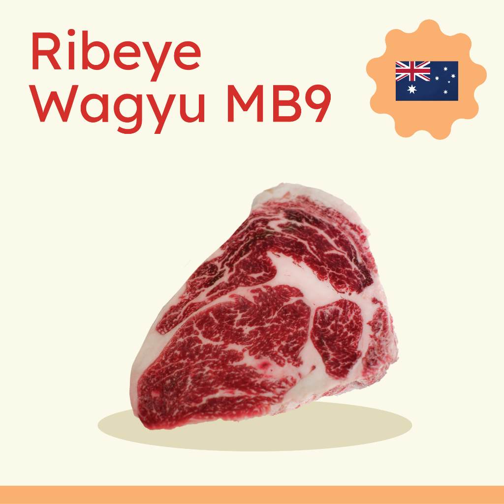 

RIB EYE AUST WAGYU MB9 SHABU DAN STEAK - PACKING 200gram