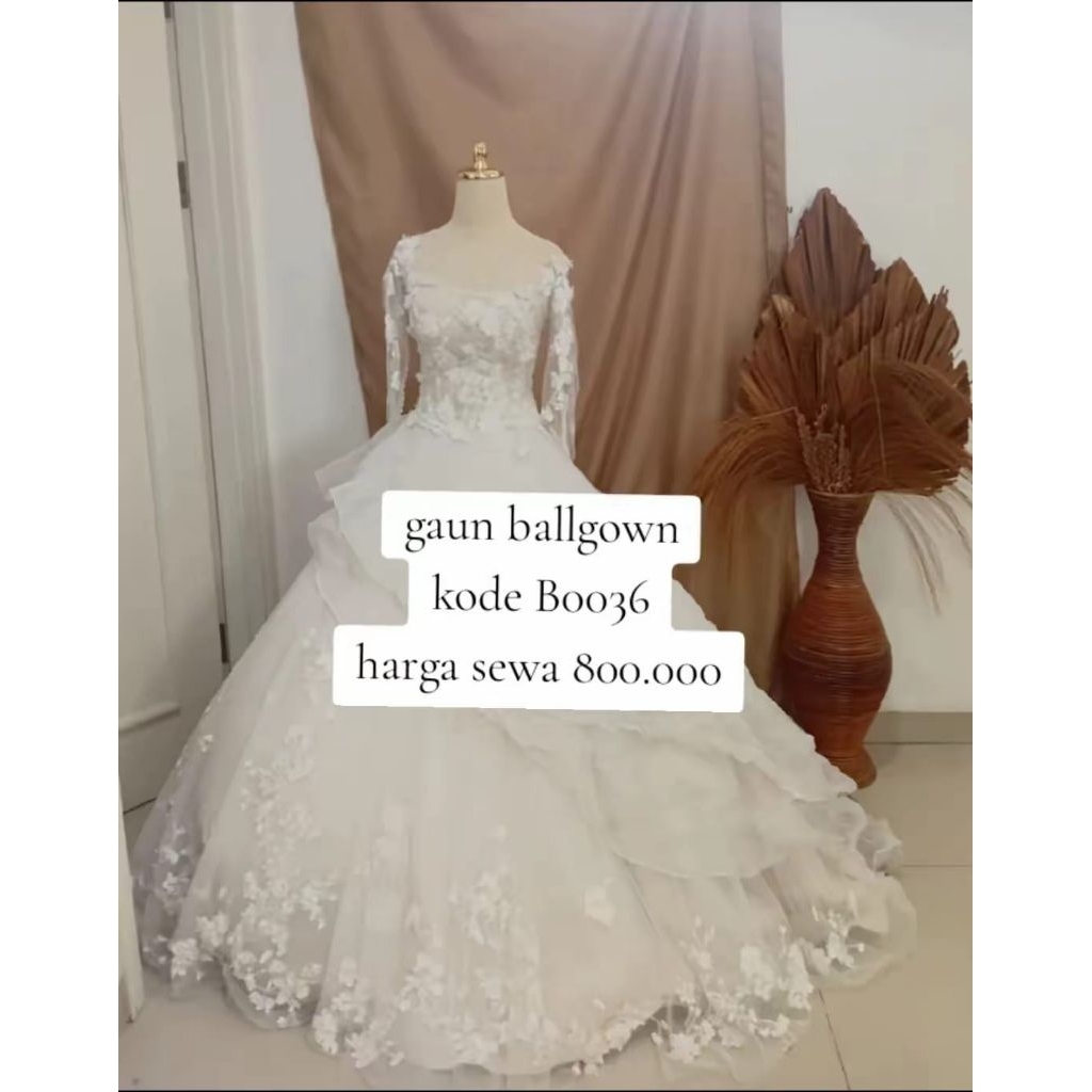 sewa gaun pengantin ratusan ribu - sewa gaun pengantin murah - sewa wedding dress murah - sewa gaun 