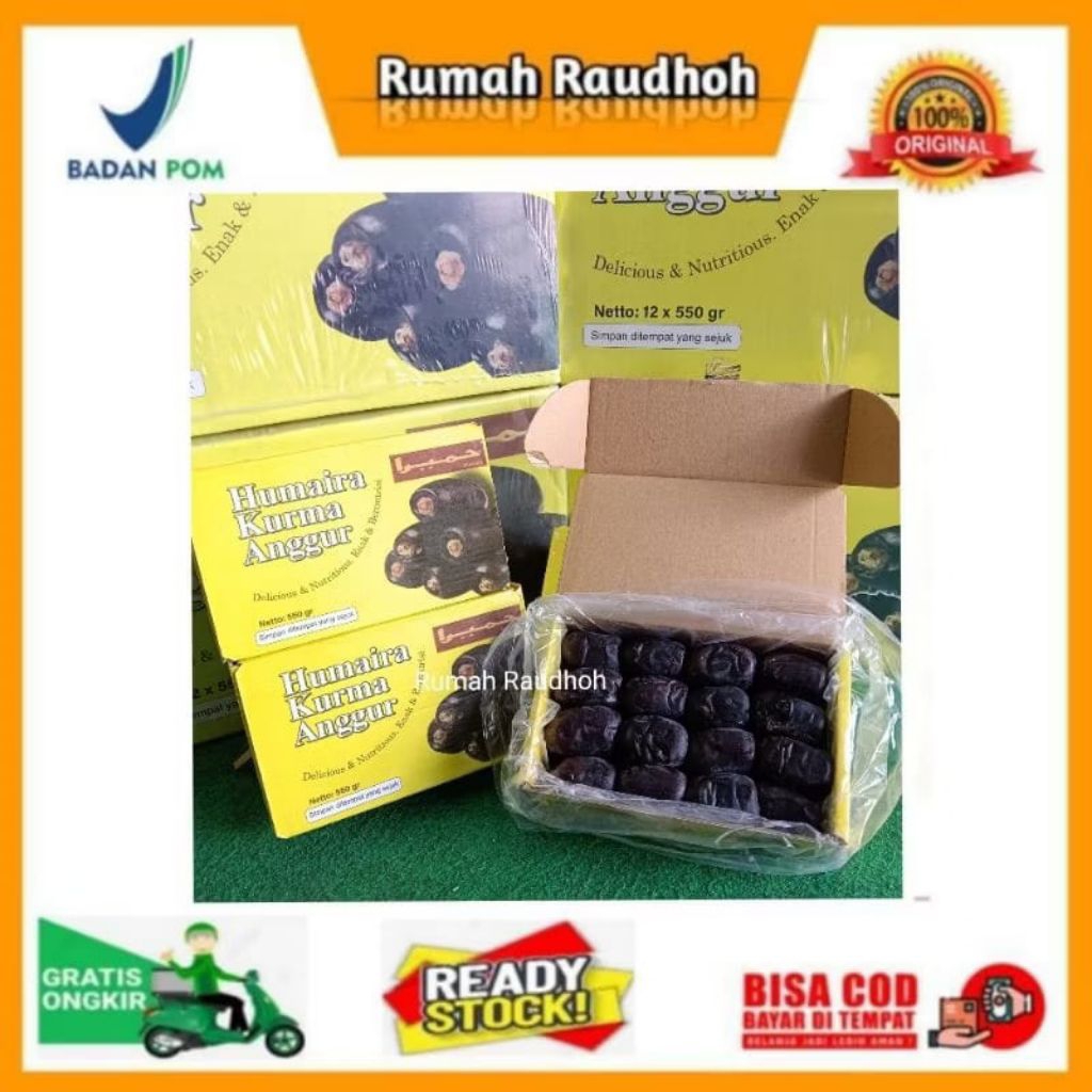 

KURMA ANGGUR HUMAIRA ORIGINAL 550 GRAM