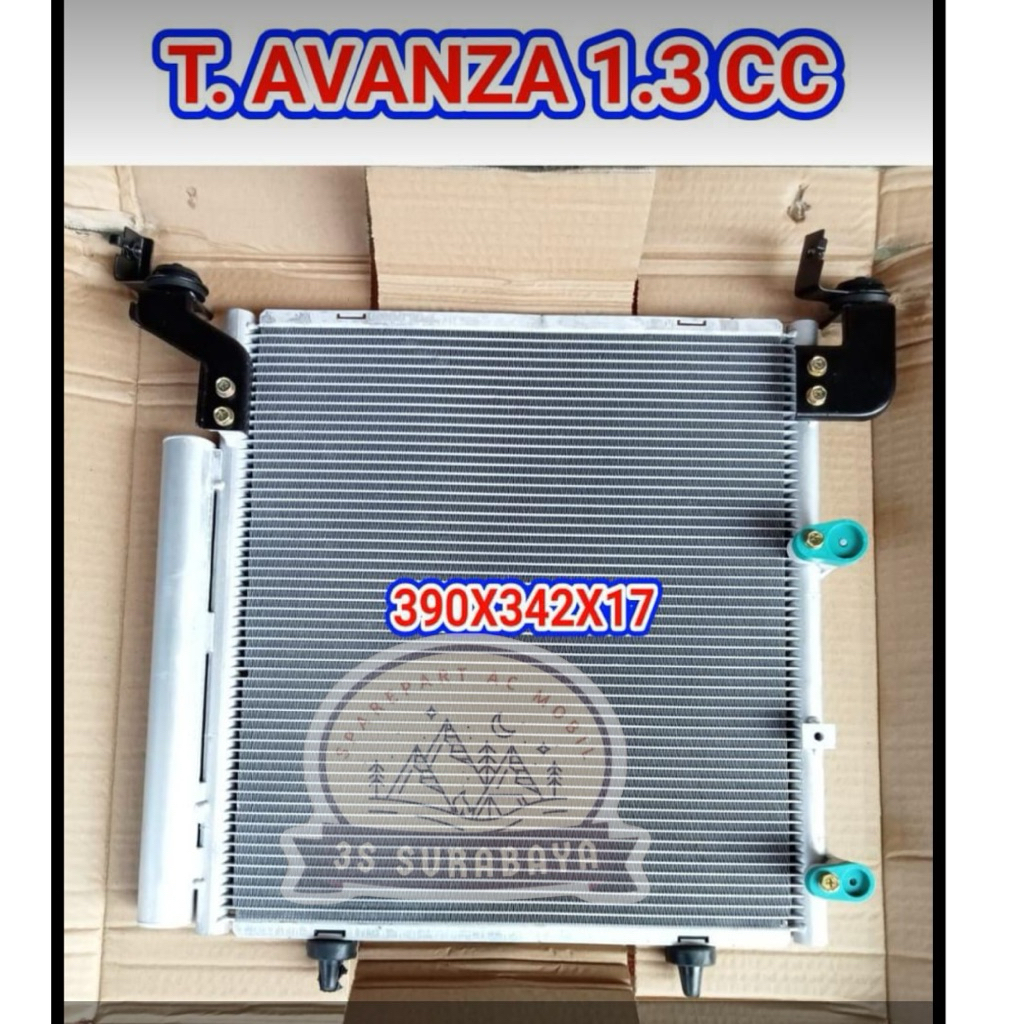 Kondensor Avanza Xenia Lama 1300 cc 1000 cc 2004-2011 Ac mobil Toyota Condensor 1.3 1.0 (Baru/New)
