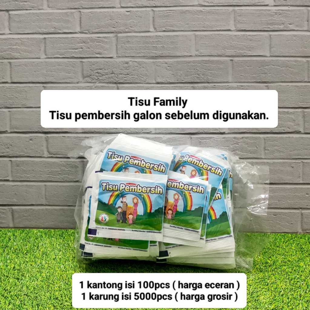 Tisu Galon Isi Ulang 100pcs