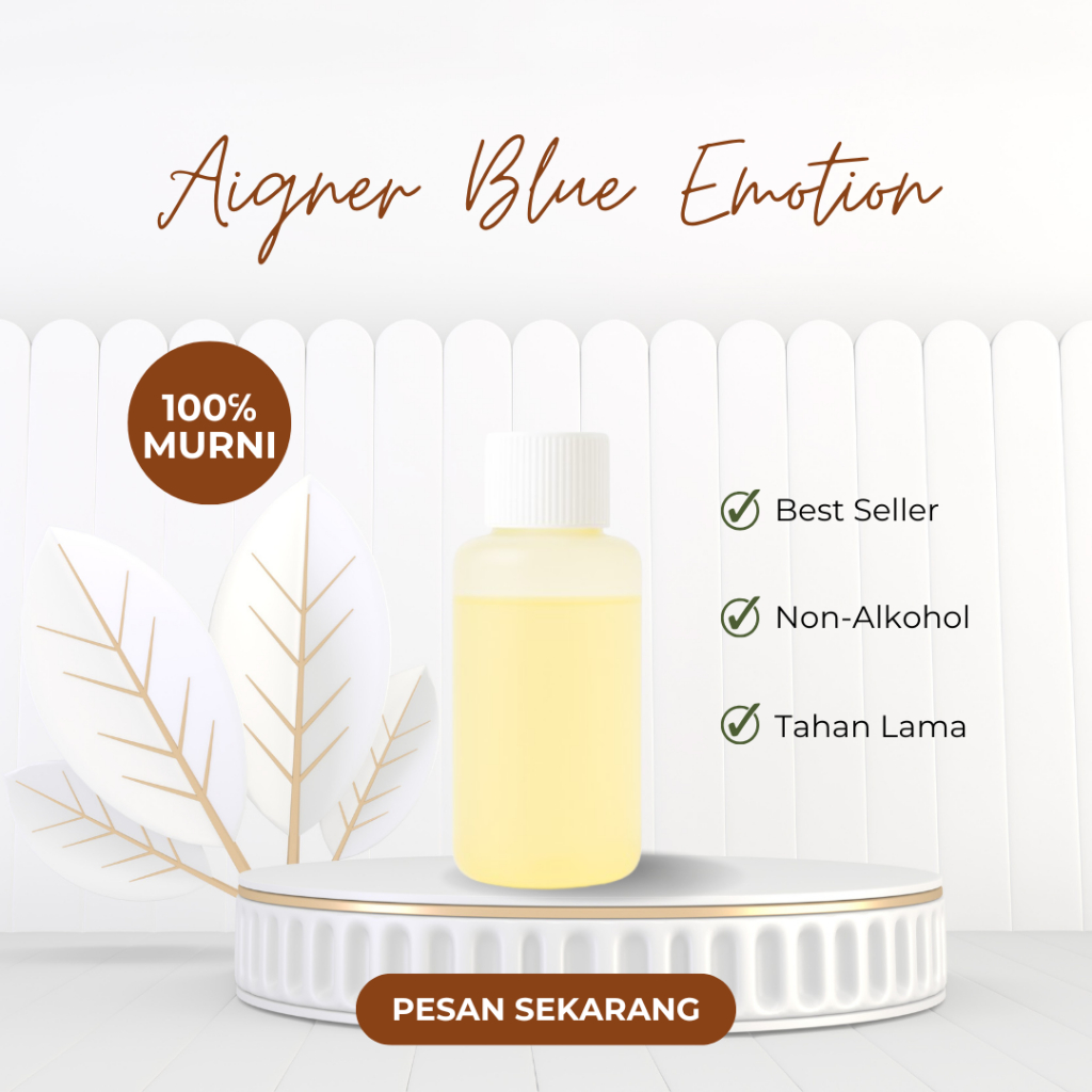 Bibit Parfume 100% Murni Premium Aigner Blue Emotion