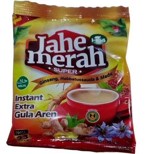 

Jahe Merah H64 Jahe Super Merah Gula Aren Habbatussauda Sachet Cocok Untuk Pria Dan Wanita 200gr