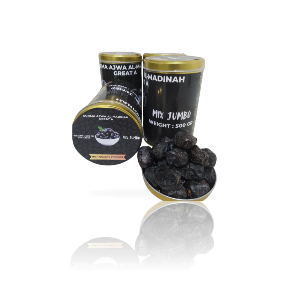

Kurma Ajwa Premium 500gr – Asli Madinah | Lembut, Manis, Bergizi | Kurma Sunnah untuk Buka Puasa