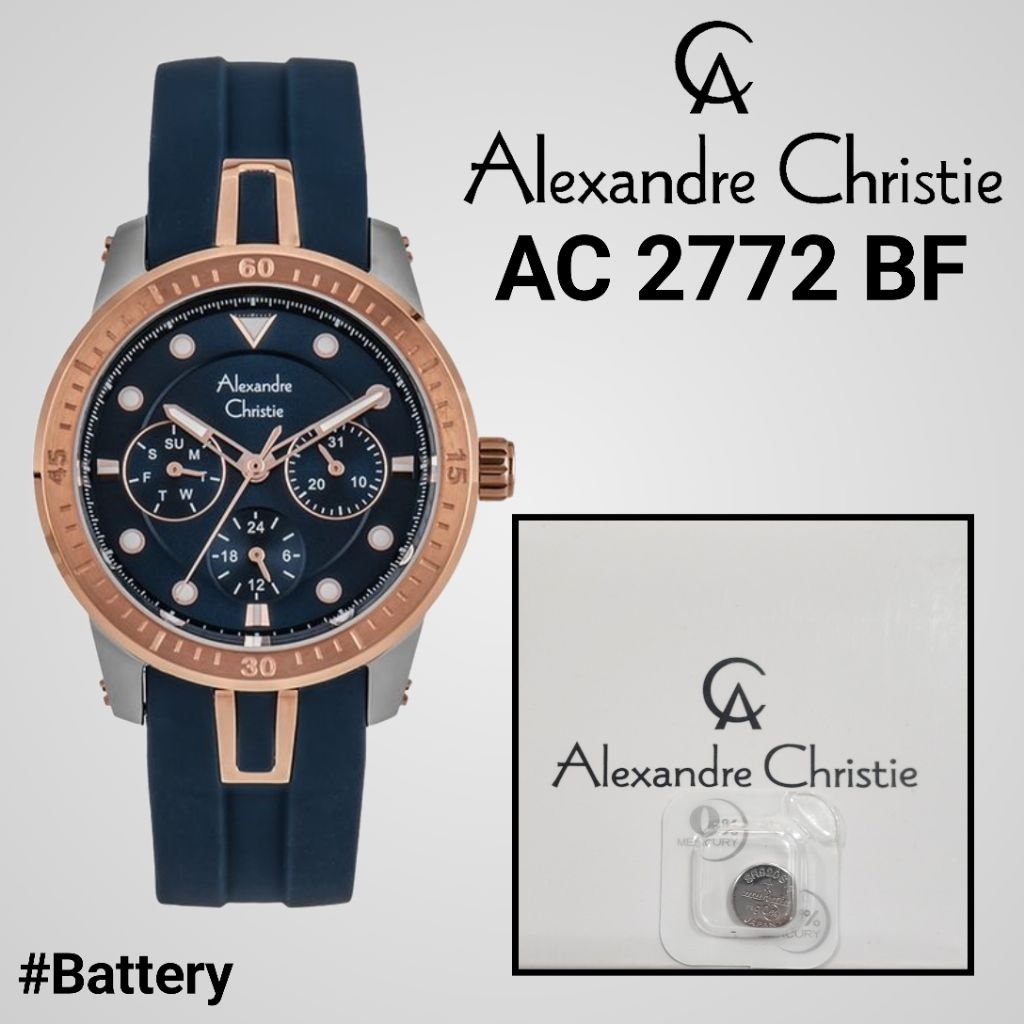 Baterai Jam Tangan Alexandre Christie AC 2772 BF