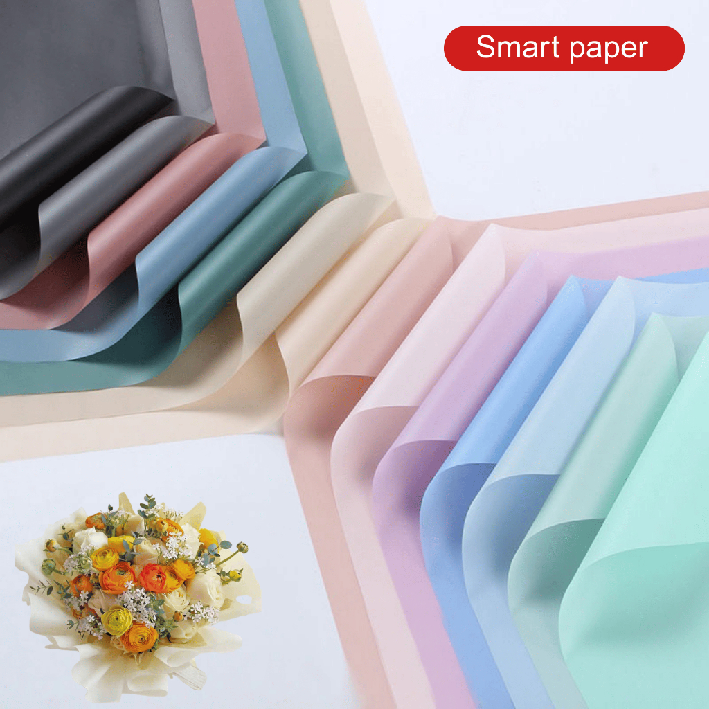 

Kertas Buket Bunga Wisuda Anniversary Romantis Gift Polos Full Color Flower Wrapping Paper Varian Polos Full Color Cellophane Florist KB038