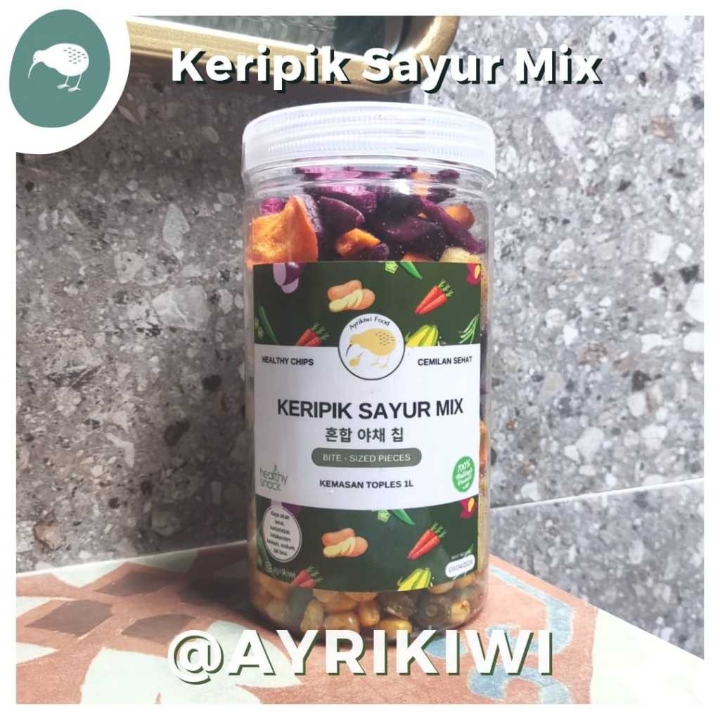 

kripik sayur mix | kripik sayur gurih - cemilan sehat bergizi