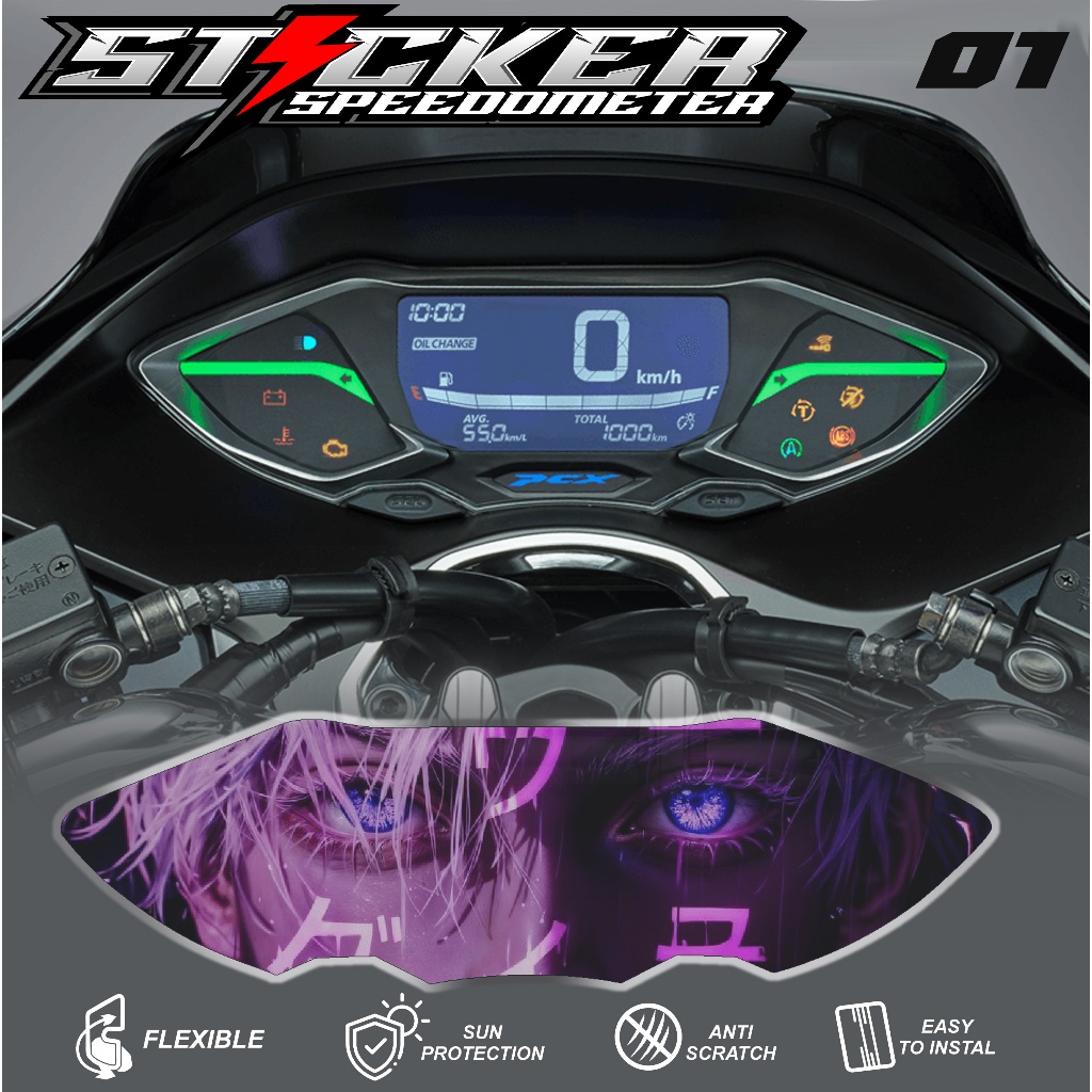 02 STICKER PELINDUNG SPEEDOMETER PCX 160-STICKER ANTI GORES SPEEDOMETER PCX 160
