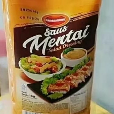 

Prima Agung Salad Dressing Saus Mentai 500gr-1kg