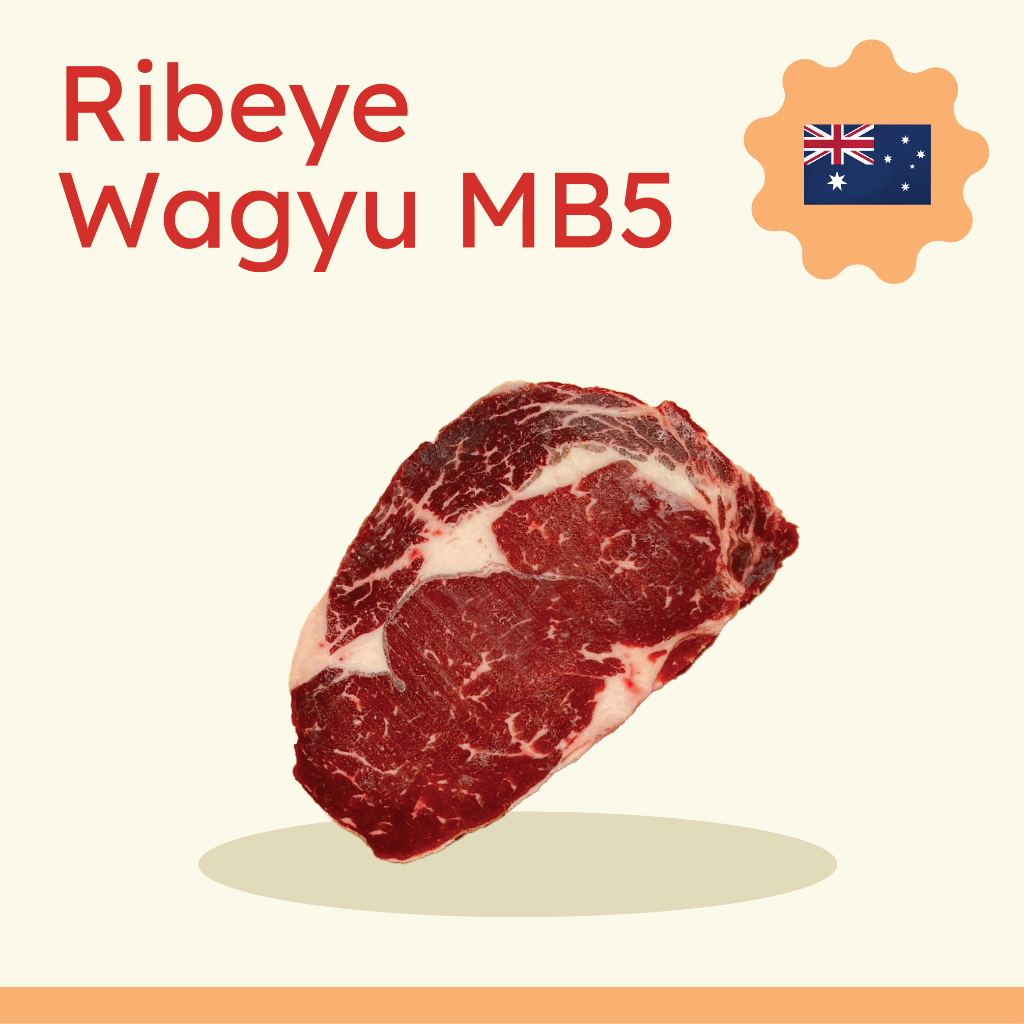 

RIB EYE AUSTRALIAN WAGYU MB5 STEAK - 250g