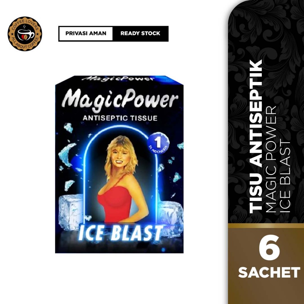 Magic Power Tissue Ice Blast 1 Pack Isi 6 | Tisu Magic Power | Tisu Magic Tahan Lama Original