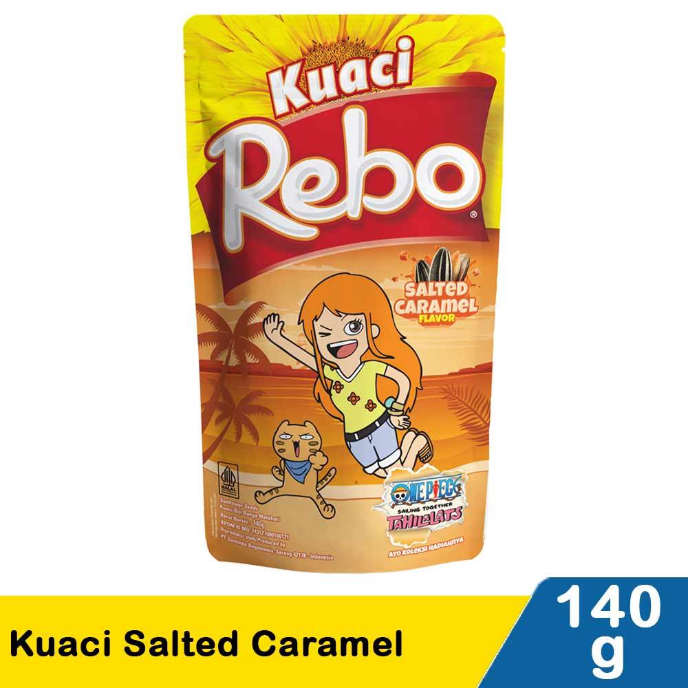 

[oddsolshop] pekanbaru/Rebo Kuaci Salted Caramel 140GR Biji Bunga Matahari One Piece Karamel Asin