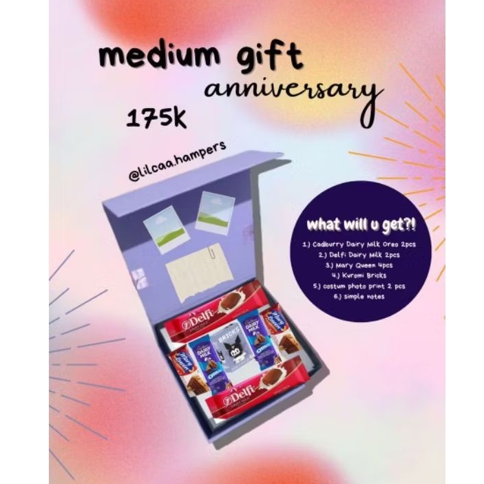 

hampers coklat anniversary gift