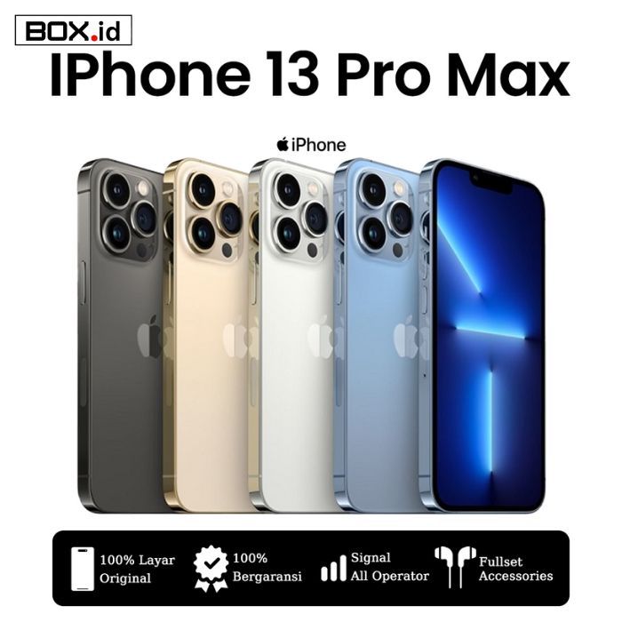 IPHONE 13 PRO MAX 128GB 256GB 512GB 100% ORIGINAL Second/Bekas/Ex Inter LCD ORI/LIKE NEW/HOT PROMO/F