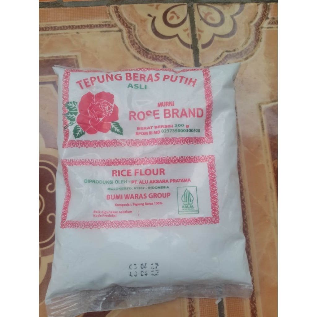 

PAKET 3 PCS TEPUNG ROSE BRAND 200gr
