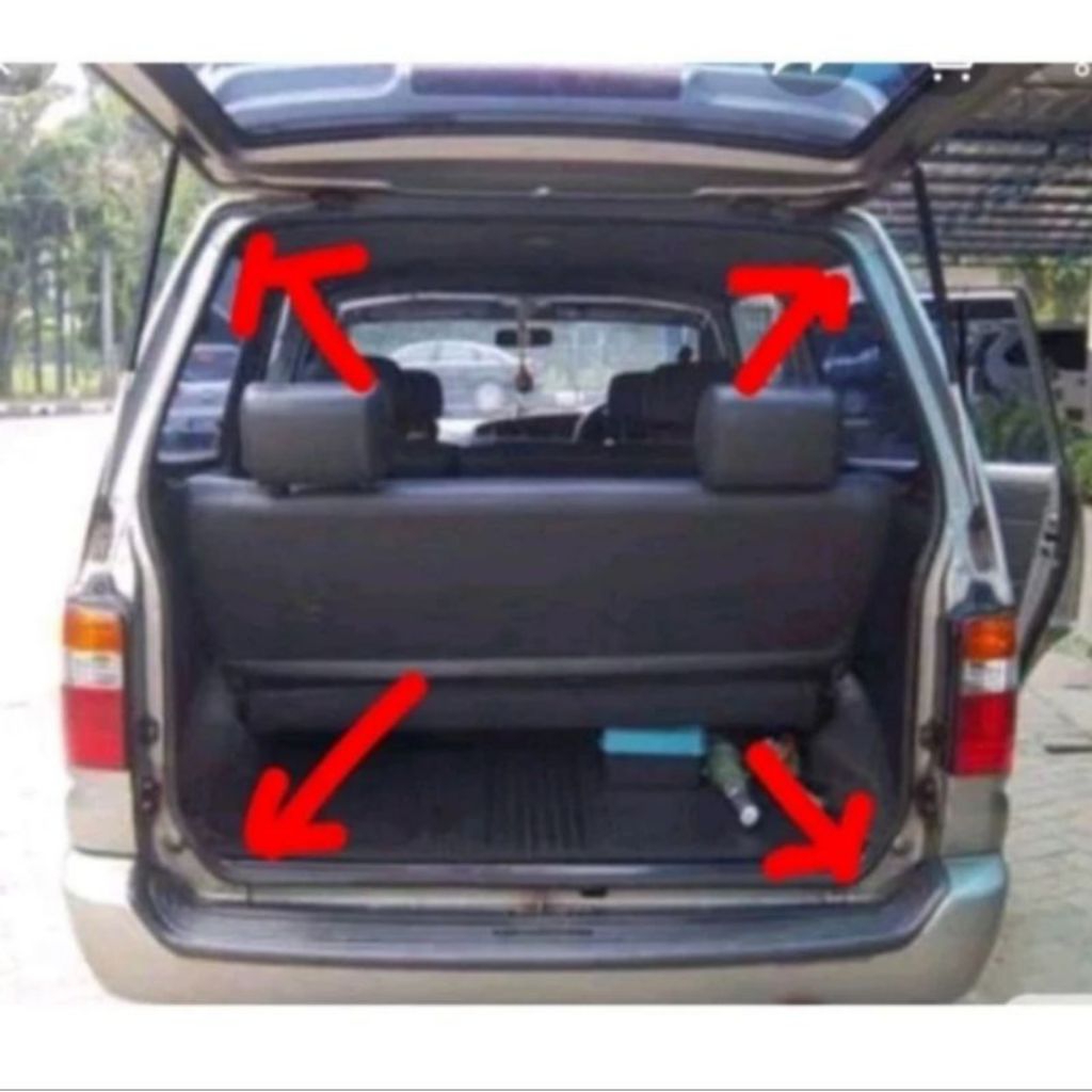 KARET BODY PINTU BAGASI MOBIL TOYOTA KIJANG KAPSUL LGX LX ORIGINAL