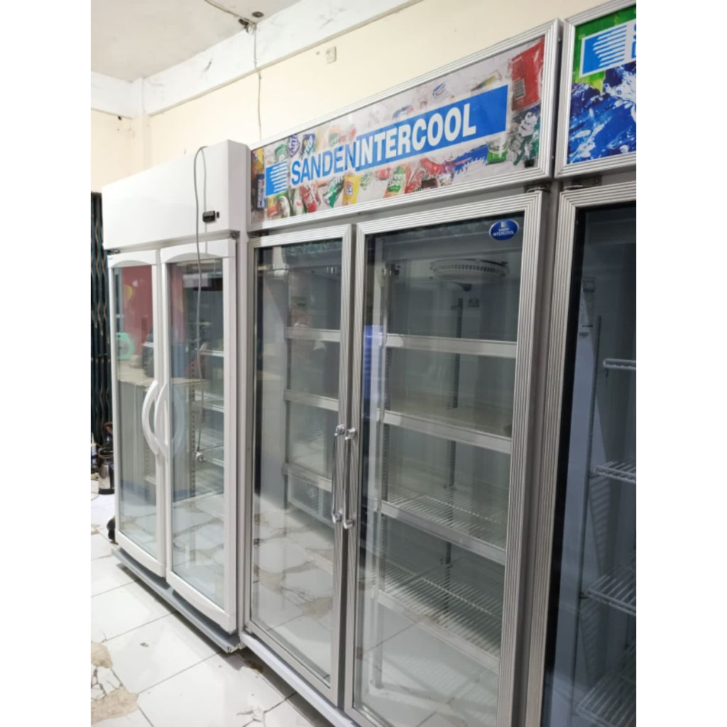 SECOND/BEKAS SHOWCASE 3 PINTU PANASONIC/SANDENT