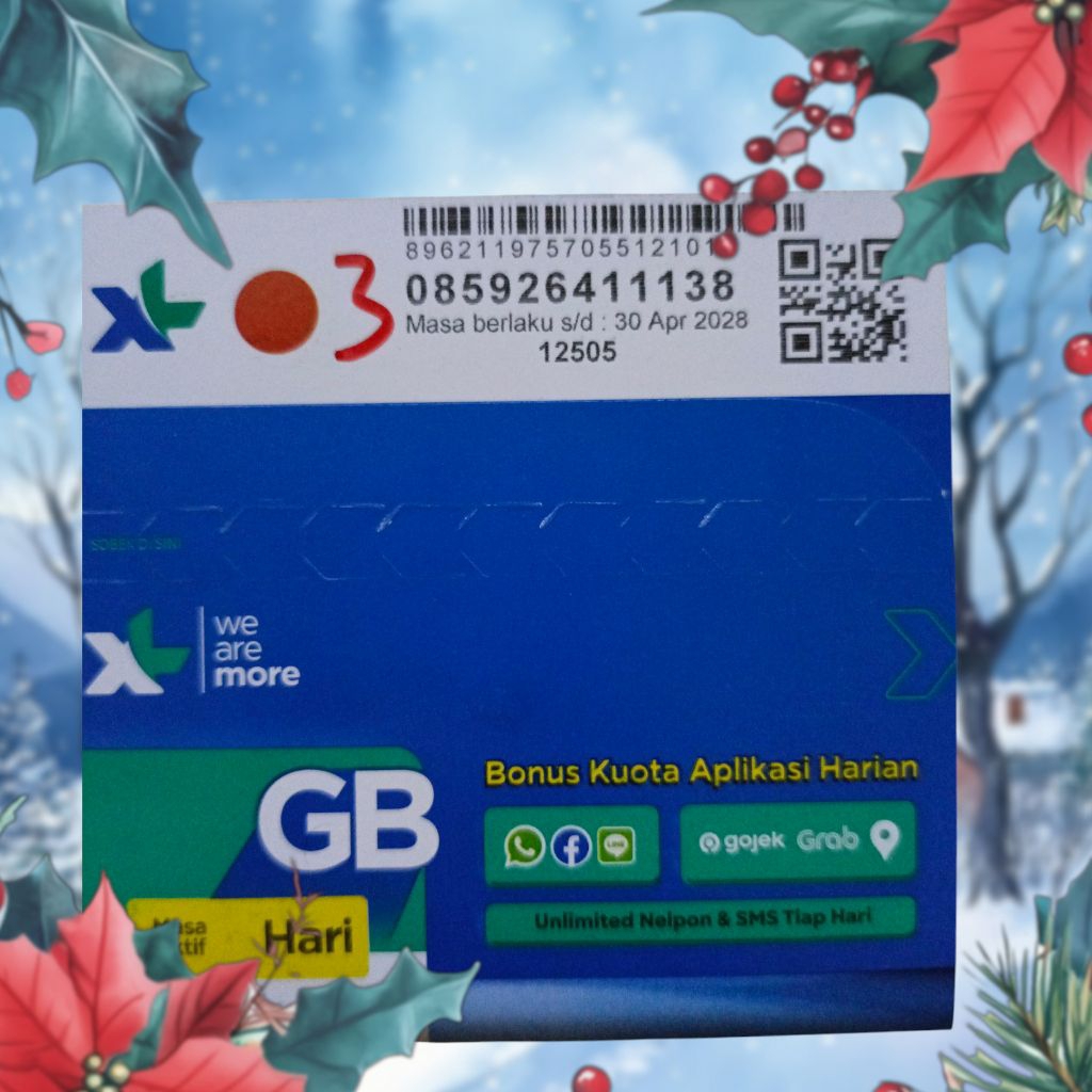nomor cantik XL isi kuota 3gb full 30hari O859 264 111 38