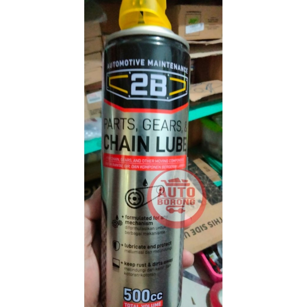Pelumas Rantai 2B / Chain Lube 2B (500ml)2B Chainlube Ori merk 2B motor motorcycle